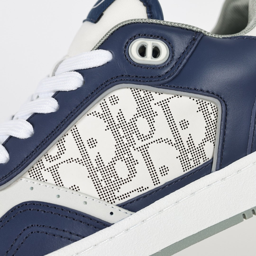 Dior B27 Uptown azul marinho - detalhe do painel e acabamento