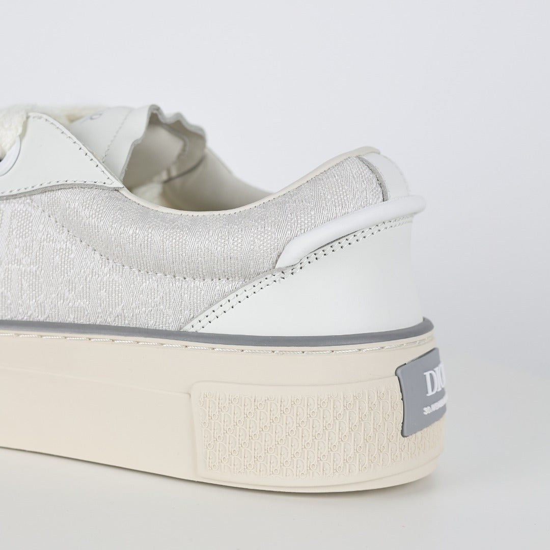 Dior B33 Spin branco e prata - detalhe traseiro