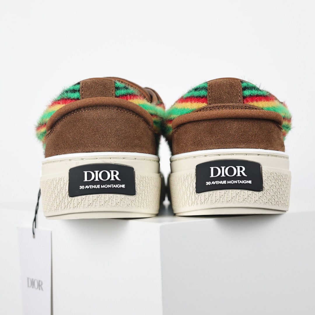 Dior x Denim Tears B33 marrom multicolorido - vista traseira