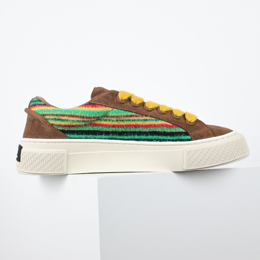 Dior x Denim Tears B33 marrom multicolorido - vista lateral