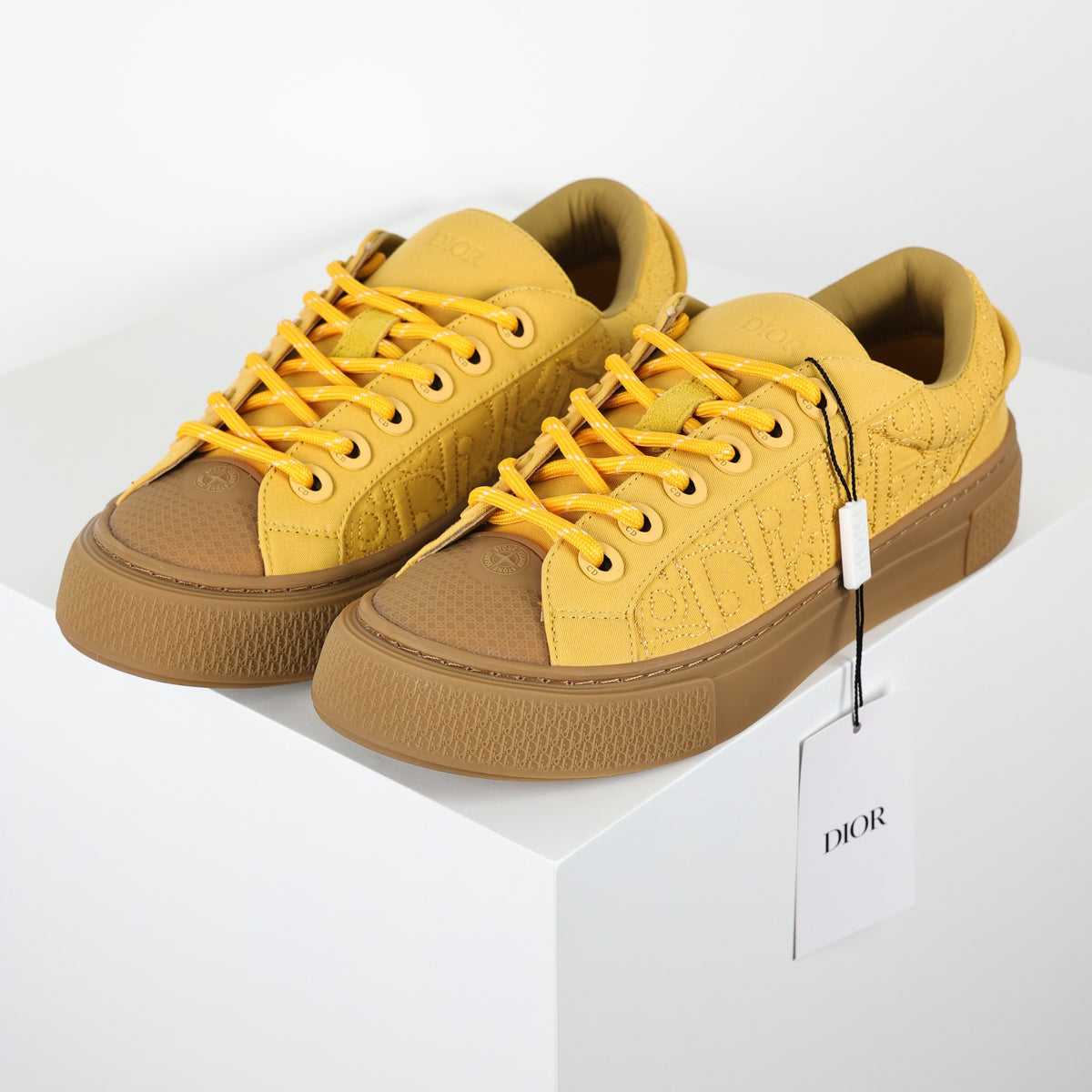 Dior x Stone Island B33 amarelo e gum - vista principal