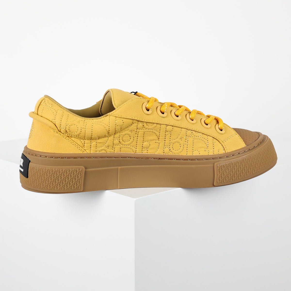 Dior x Stone Island B33 amarelo e gum - vista lateral