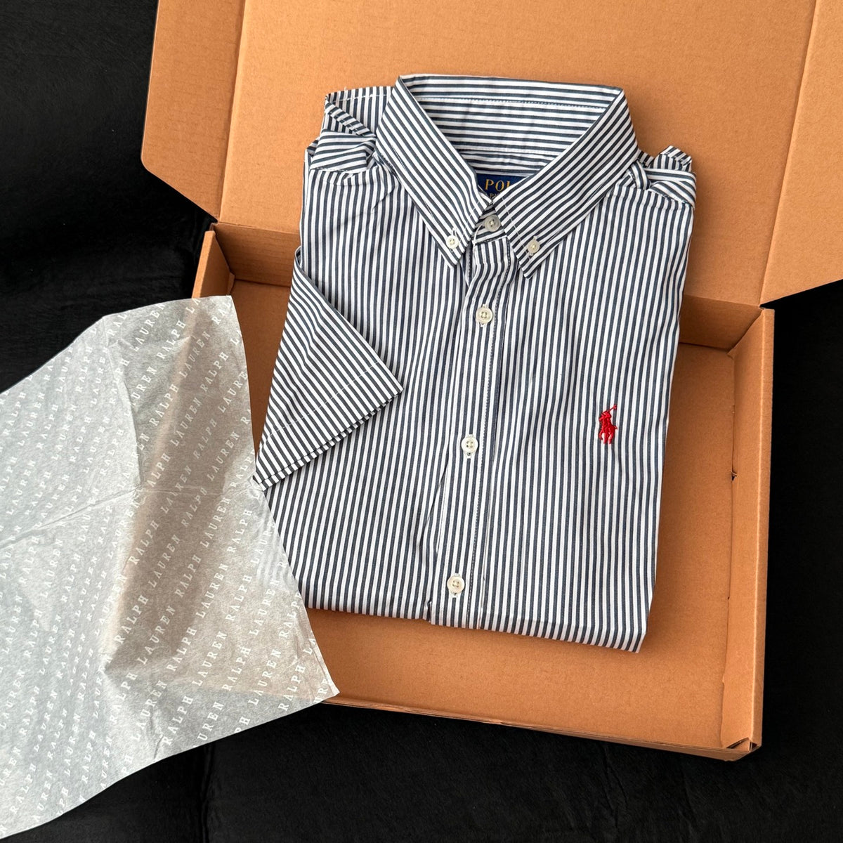 Camisa Social Manga Curta Polo Ralph Lauren