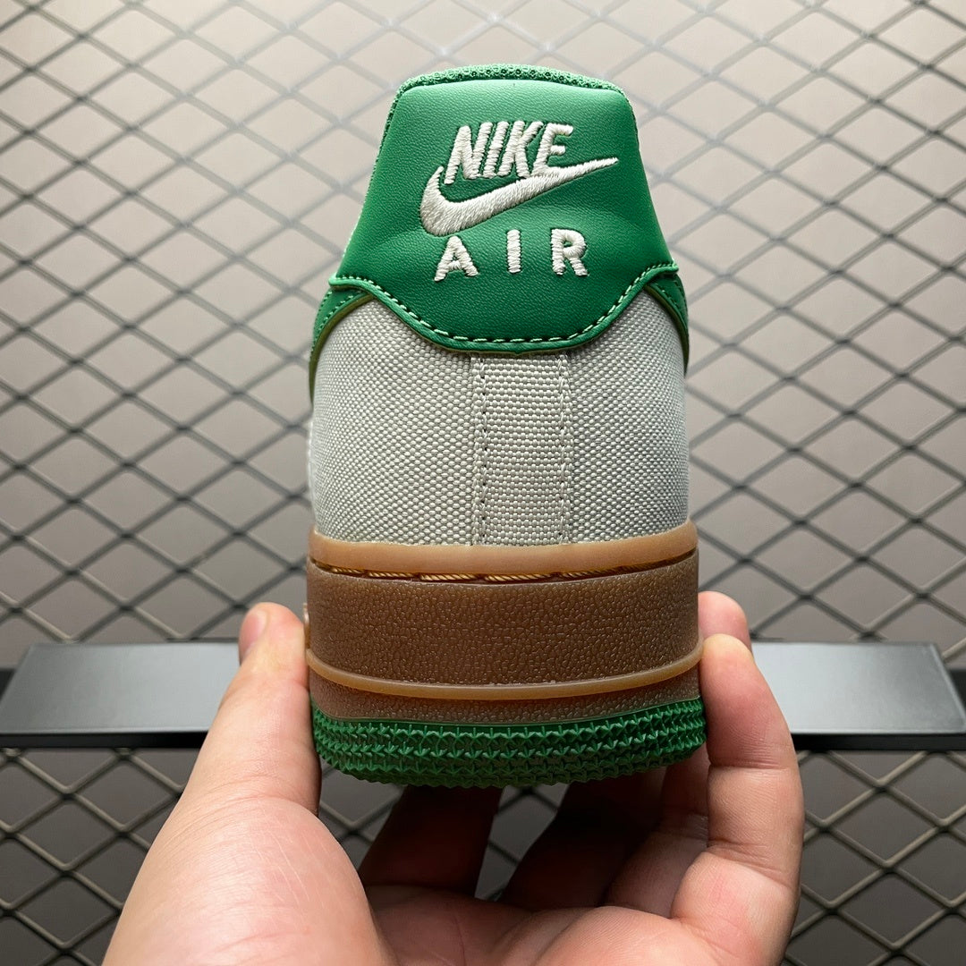 Nike Air Force 1 Low Canvas Sail Green Gum - traseira