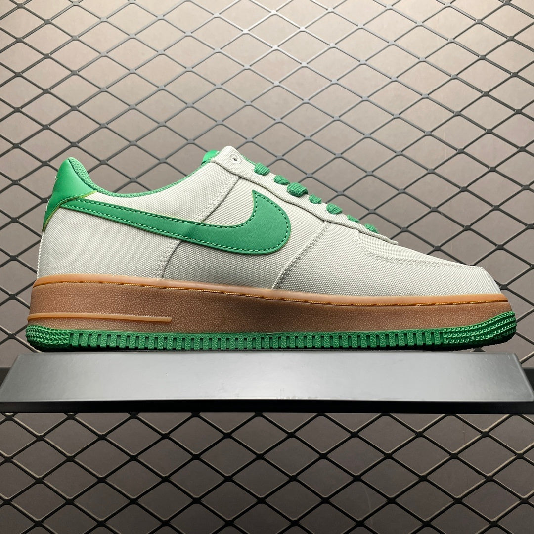 Nike Air Force 1 Low Canvas Sail Green Gum - lateral