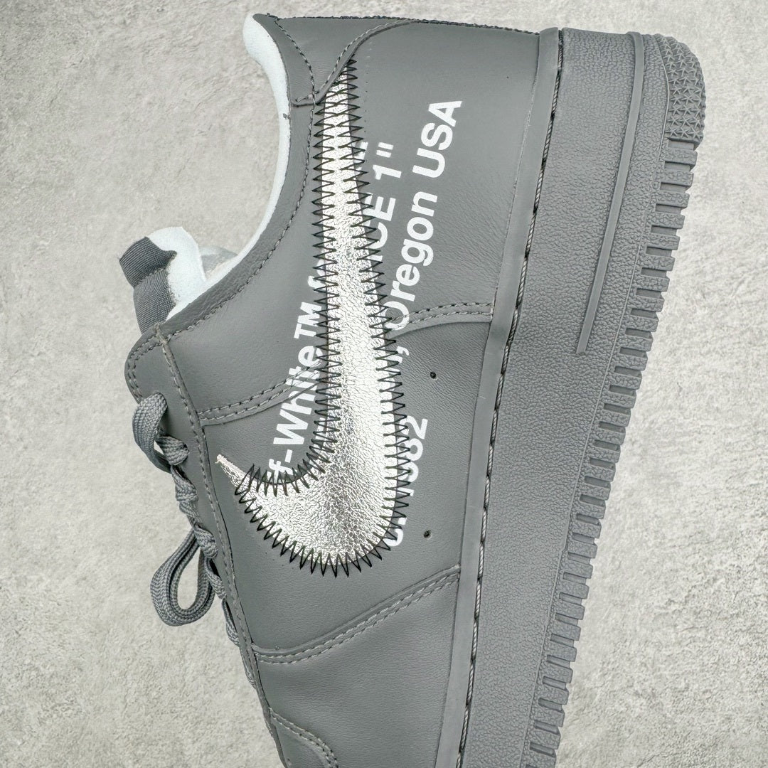 NIKE AIR FORCE 1 LOW x OFF WHITE GHOST GREY - medial