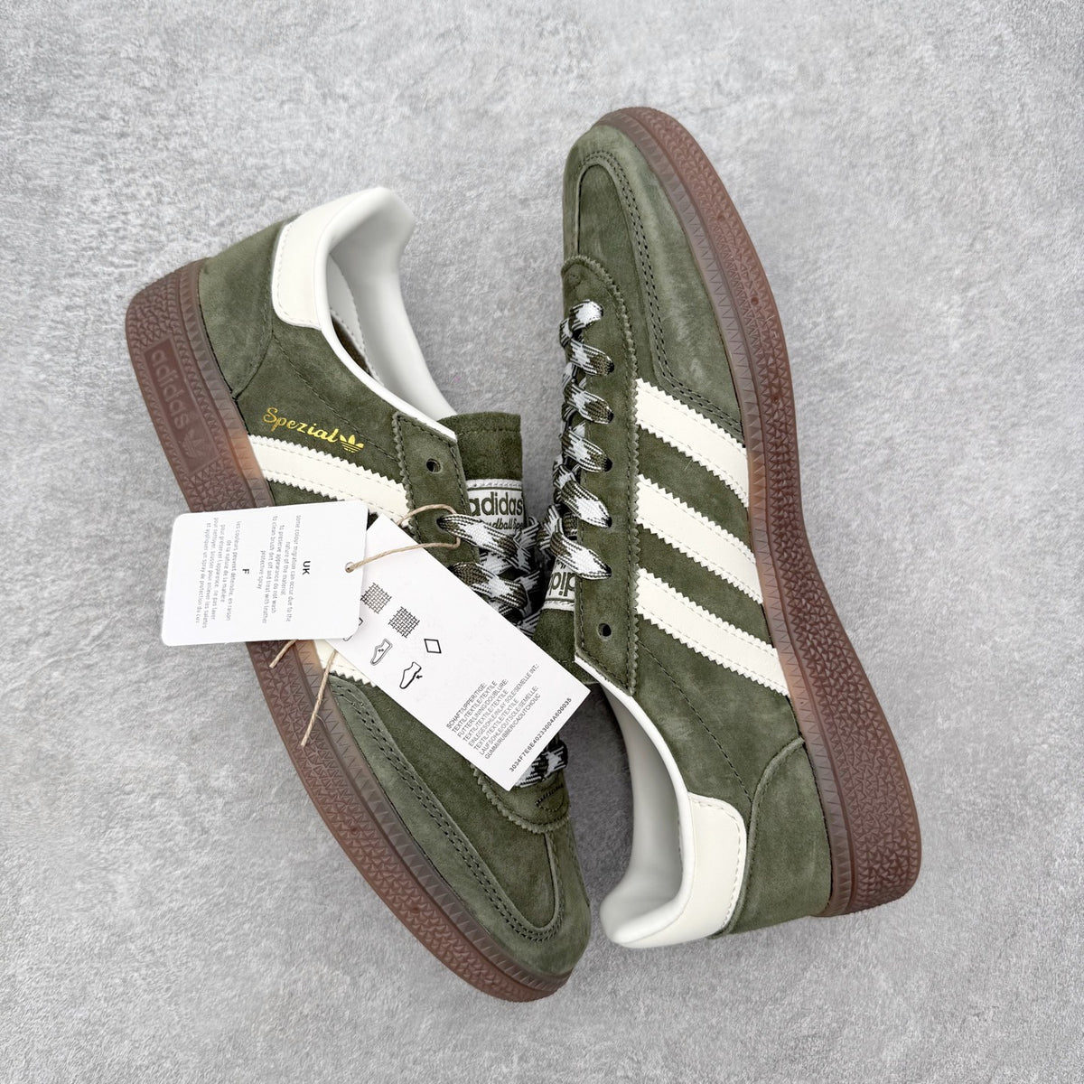 Adidas 'Handball Spezial' Olive Strata / Cream White / Gum - foto 4