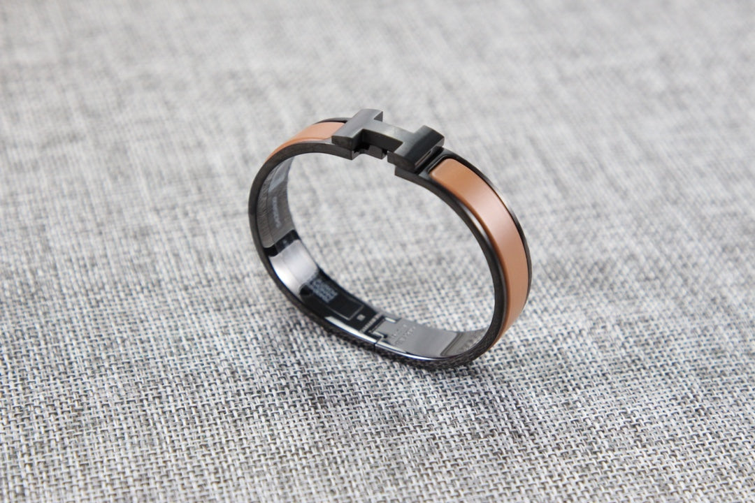 Hermès Clic H - Caramelo/Preto - foto 2