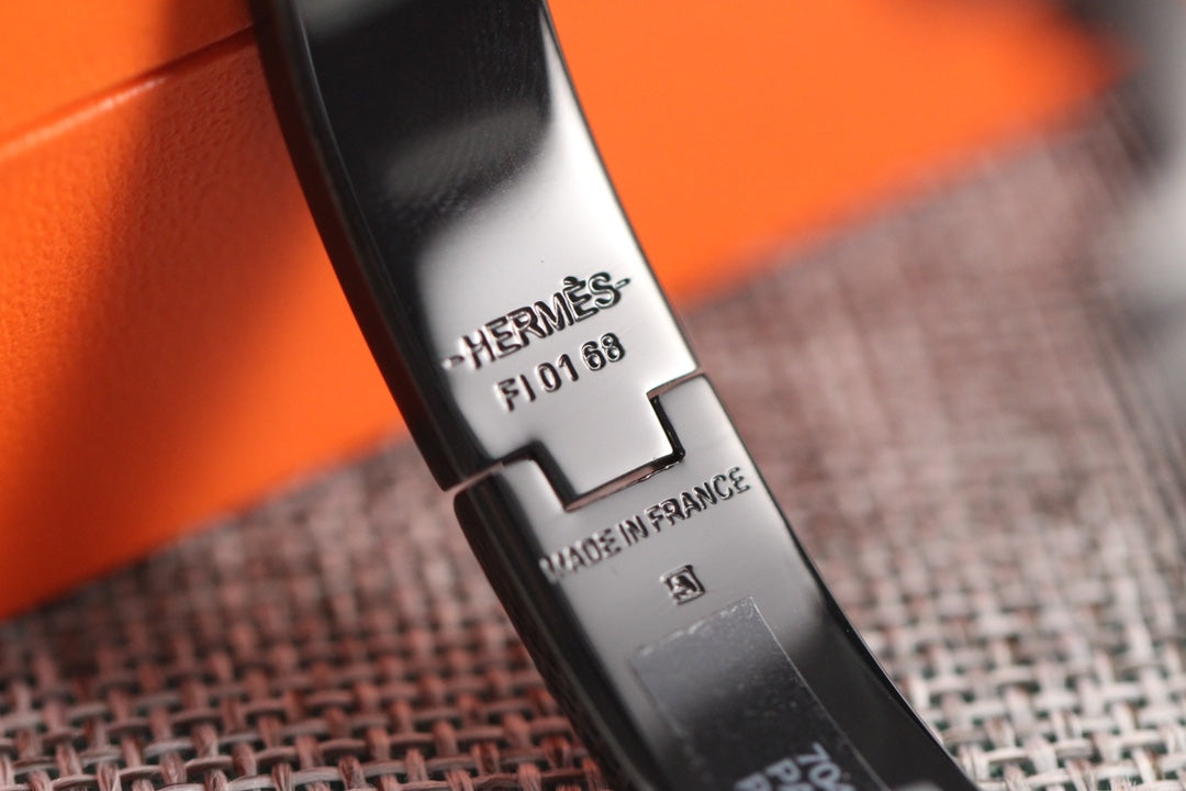 Hermès Clic H - Caramelo/Preto - foto 4