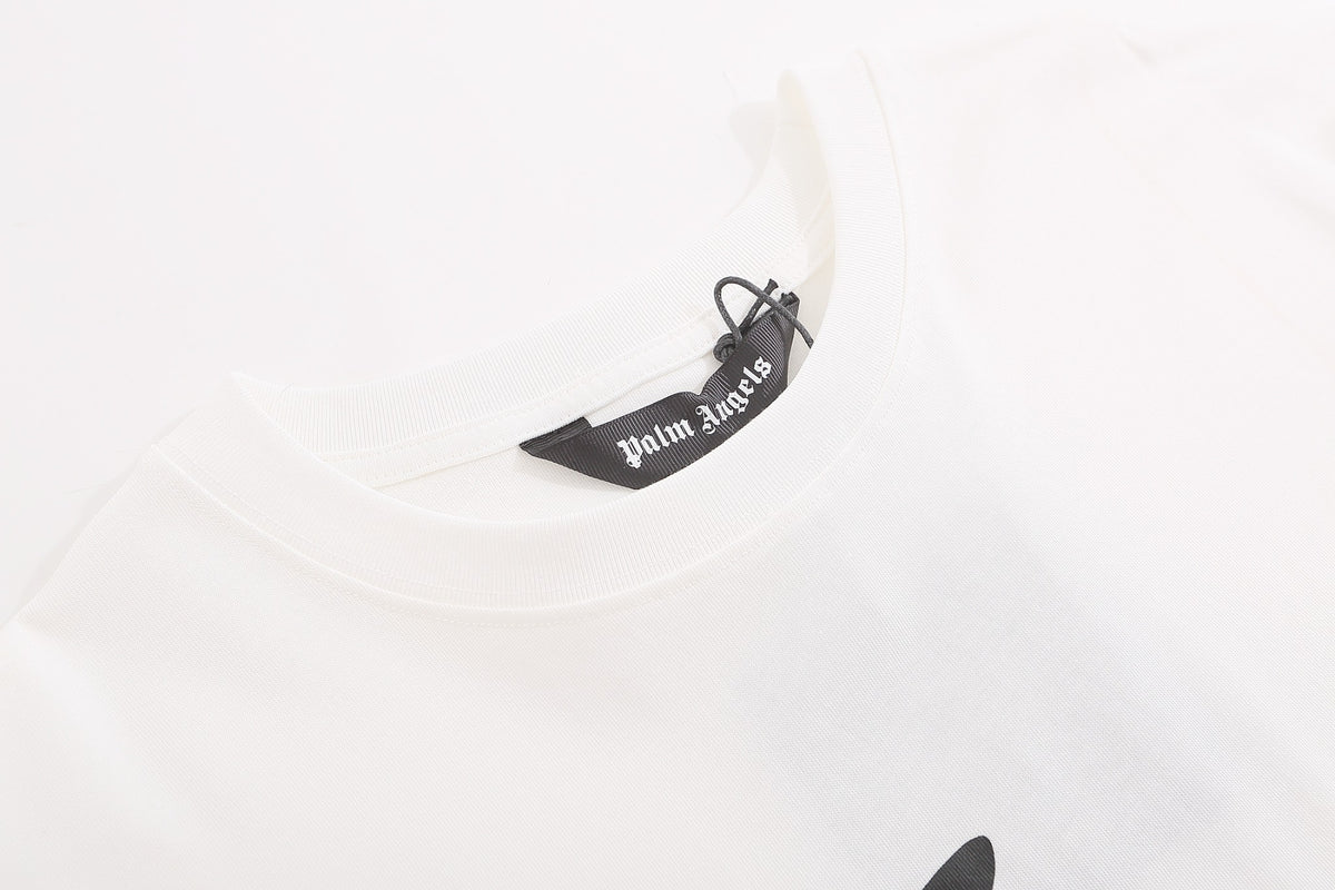 Camiseta Palm Angels Palmonster Graphic - Branco/Preto (Oversized)