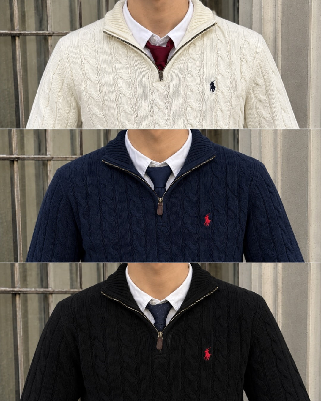 Suéter Meio Zíper Polo Ralph Lauren