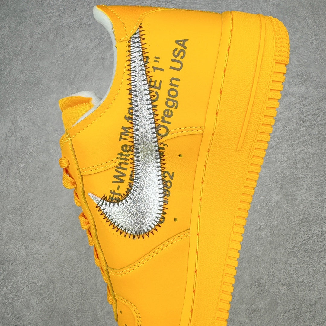 NIKE AIR FORCE 1 LOW x OFF WHITE LEMONADE - medial