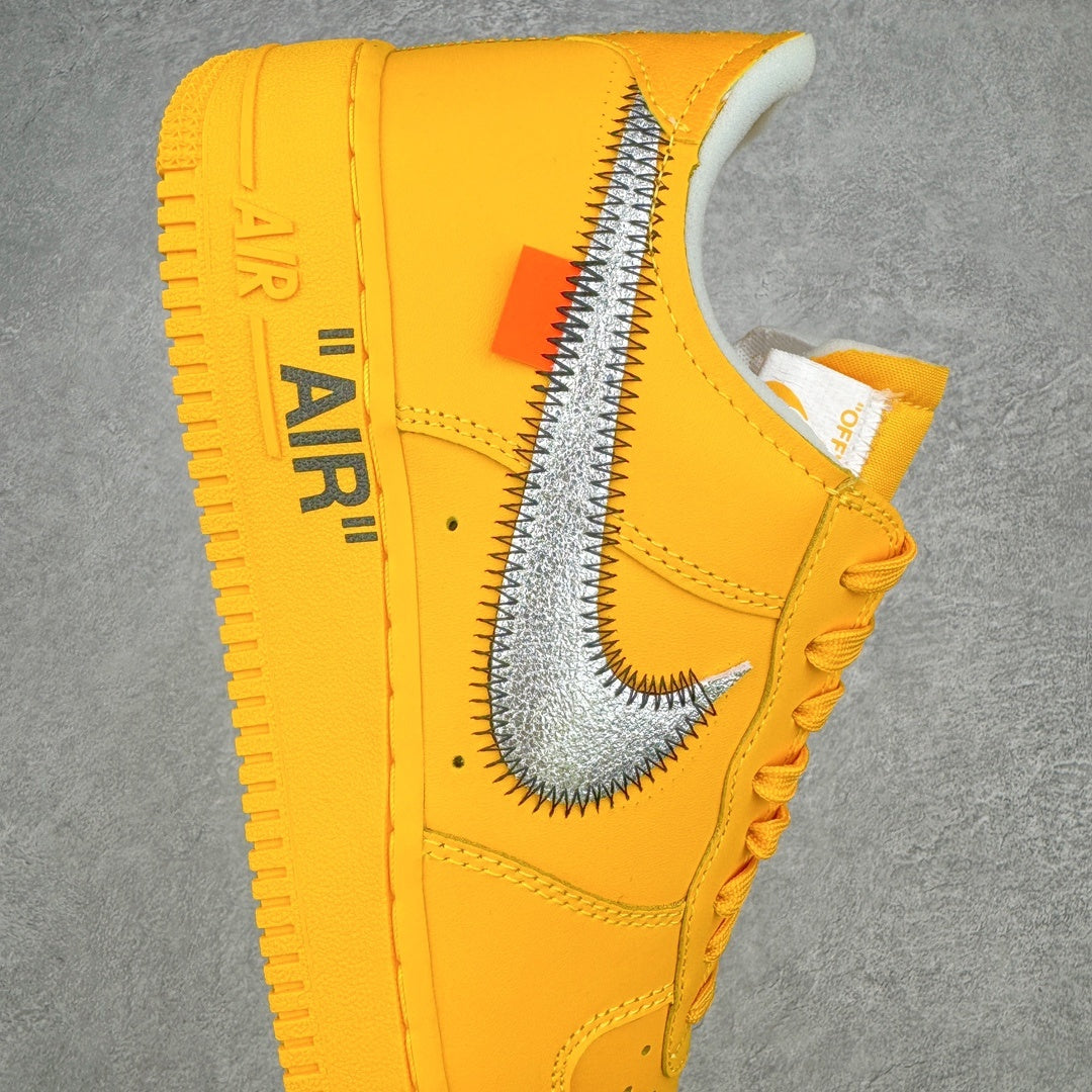 NIKE AIR FORCE 1 LOW x OFF WHITE LEMONADE - lateral