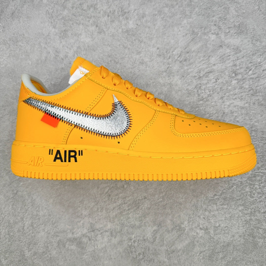 NIKE AIR FORCE 1 LOW x OFF WHITE LEMONADE - perfil