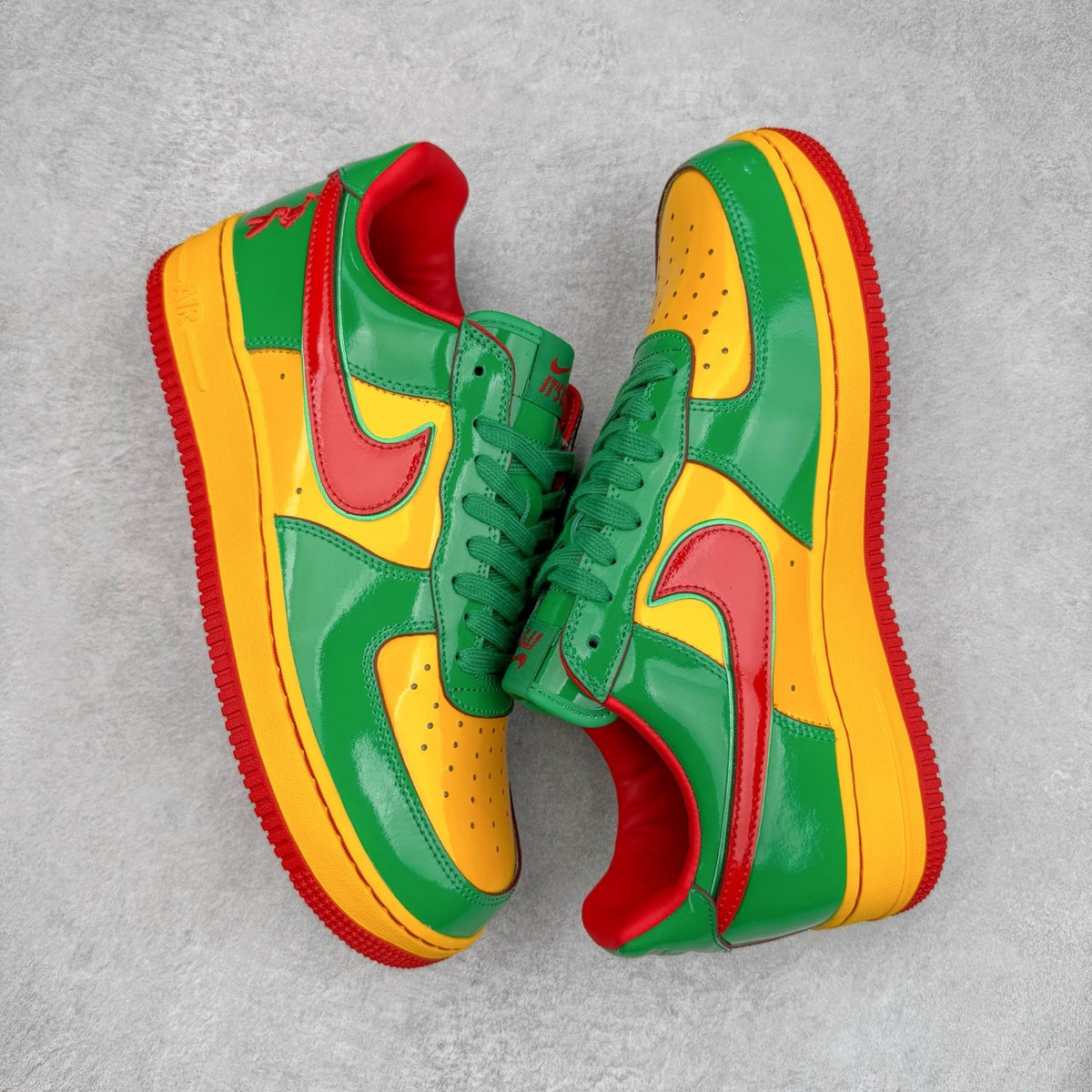 LIL YACHTY x NIKE AIR FORCE 1 LOW CONCRETE BOYS LUCKY GREEN - par