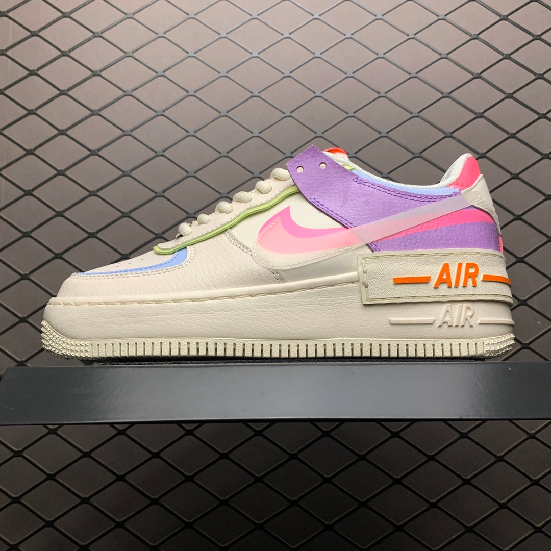 Nike Air Force 1 Shadow Pastel Multi - lateral
