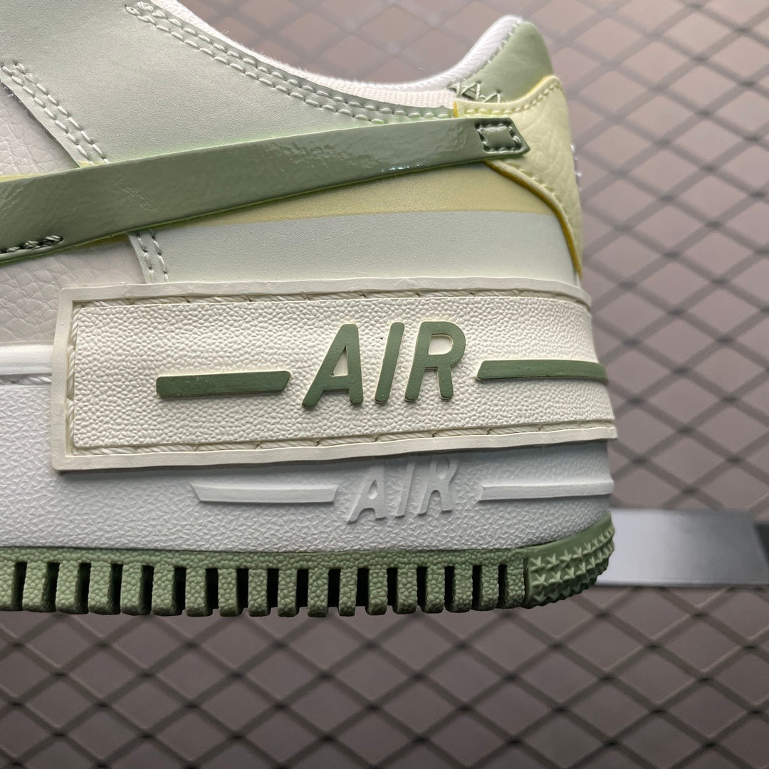 Nike Air Force 1 Shadow Sage Green - detalhe