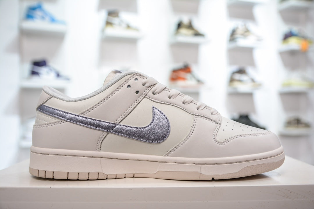 Nike Dunk Low Silver Swoosh
