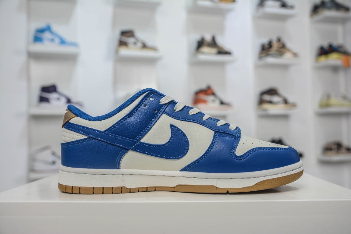 Nike Dunk Low Game Royal Metallic Gold - lateral