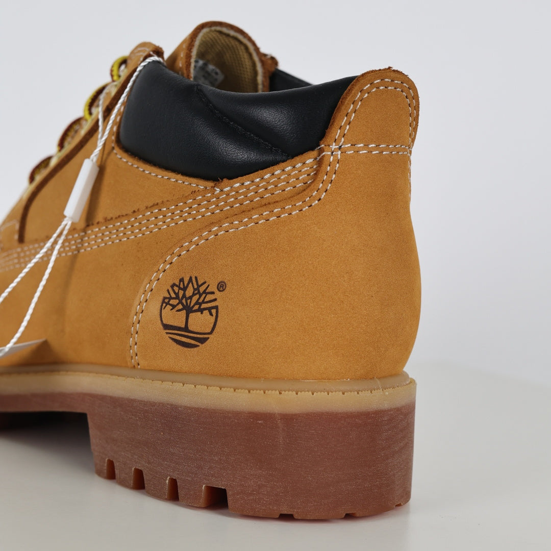 Timberland Heritage Lace Up Wheat Nubuck - detalhe traseiro