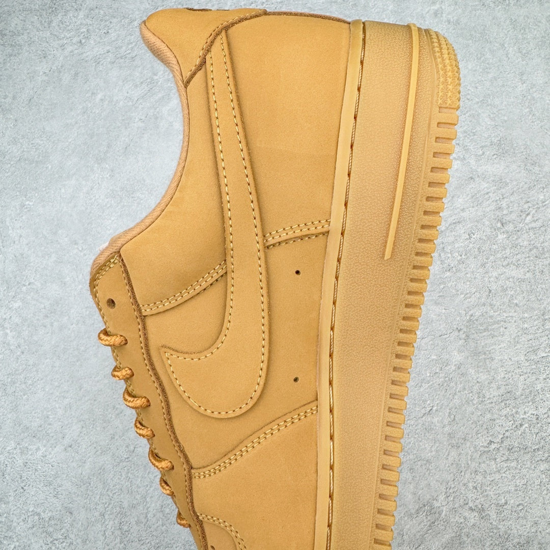 SUPREME x NIKE AIR FORCE 1 LOW SP BOX LOGO WHEAT - lateral