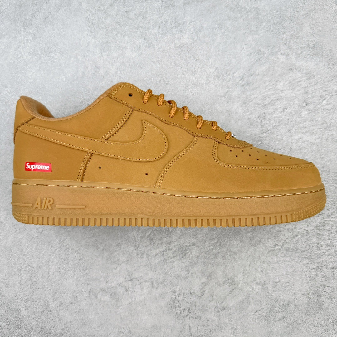 SUPREME x NIKE AIR FORCE 1 LOW SP BOX LOGO WHEAT - perfil