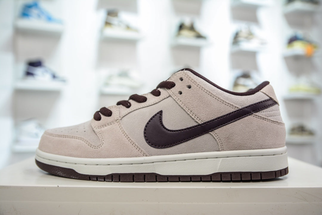 NIKE SB DUNK LOW WHEAT MOCHA - lateral