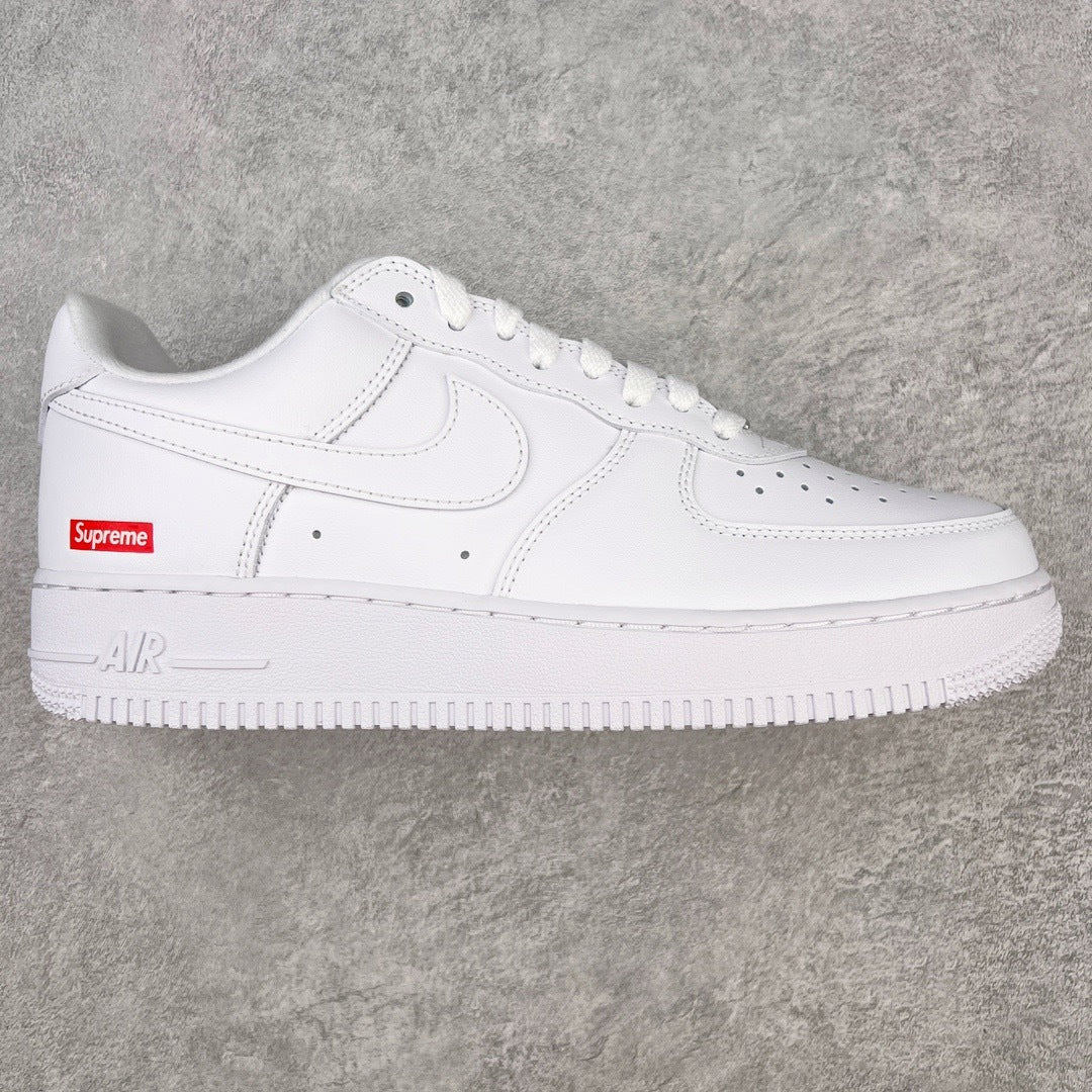SUPREME x NIKE AIR FORCE 1 LOW BOX LOGO WHITE - perfil