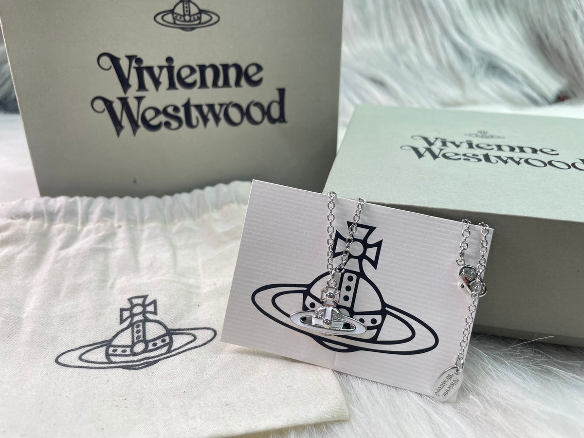 Vivienne Westwood New Tiny Orb Pendant Necklace - fecho e corrente